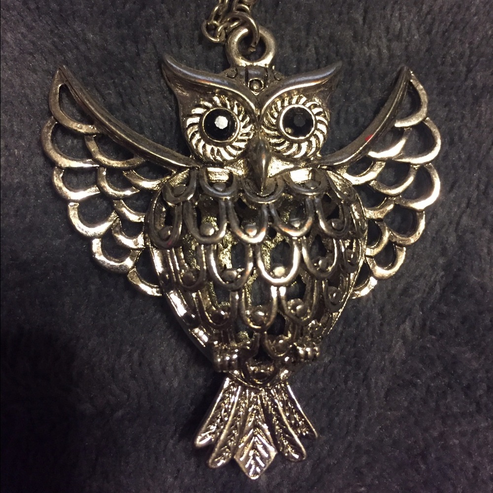 Long Owl Necklace