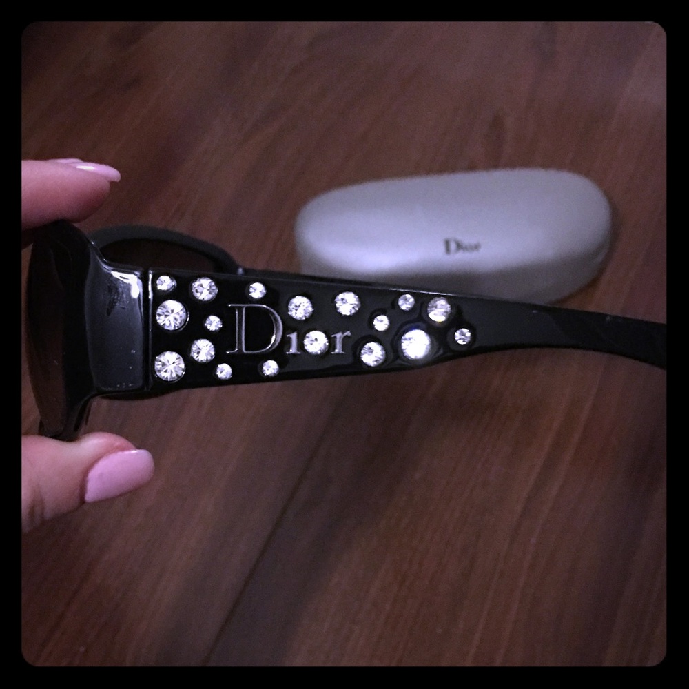 Dior Sunglasses with crystal sides