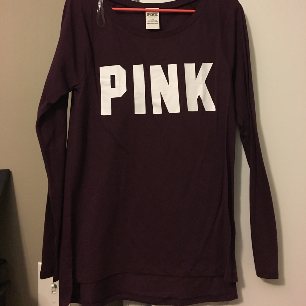 VS Pink burgundy long sleeve!