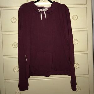 Brandy Melville Hoodie Maroon