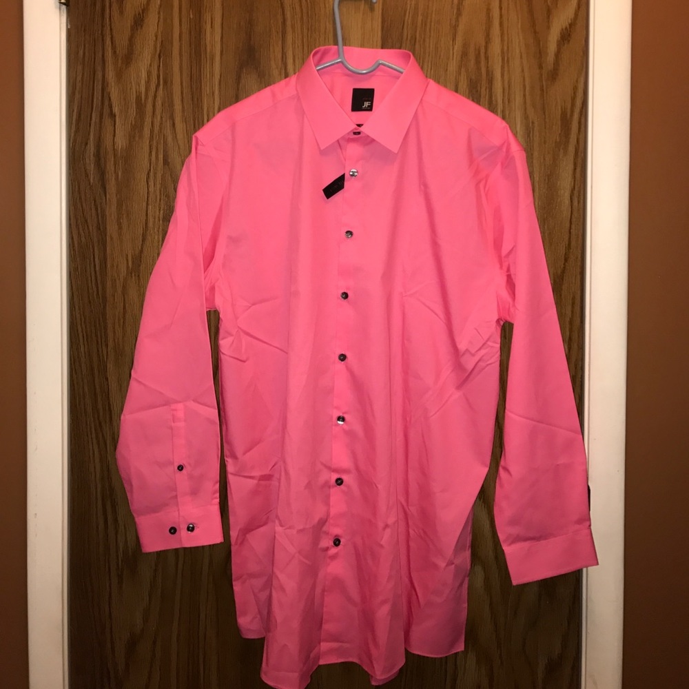 J. Ferrar Dress Shirt New Slim Fit 17-17 1/2 XL