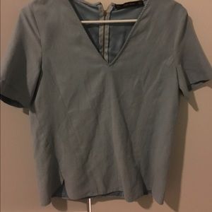 Zara suede top