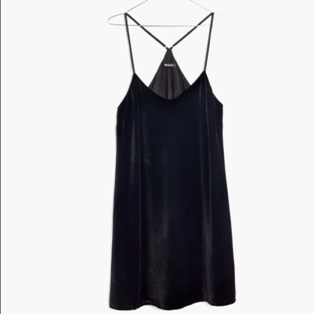 Madewell velvet dress