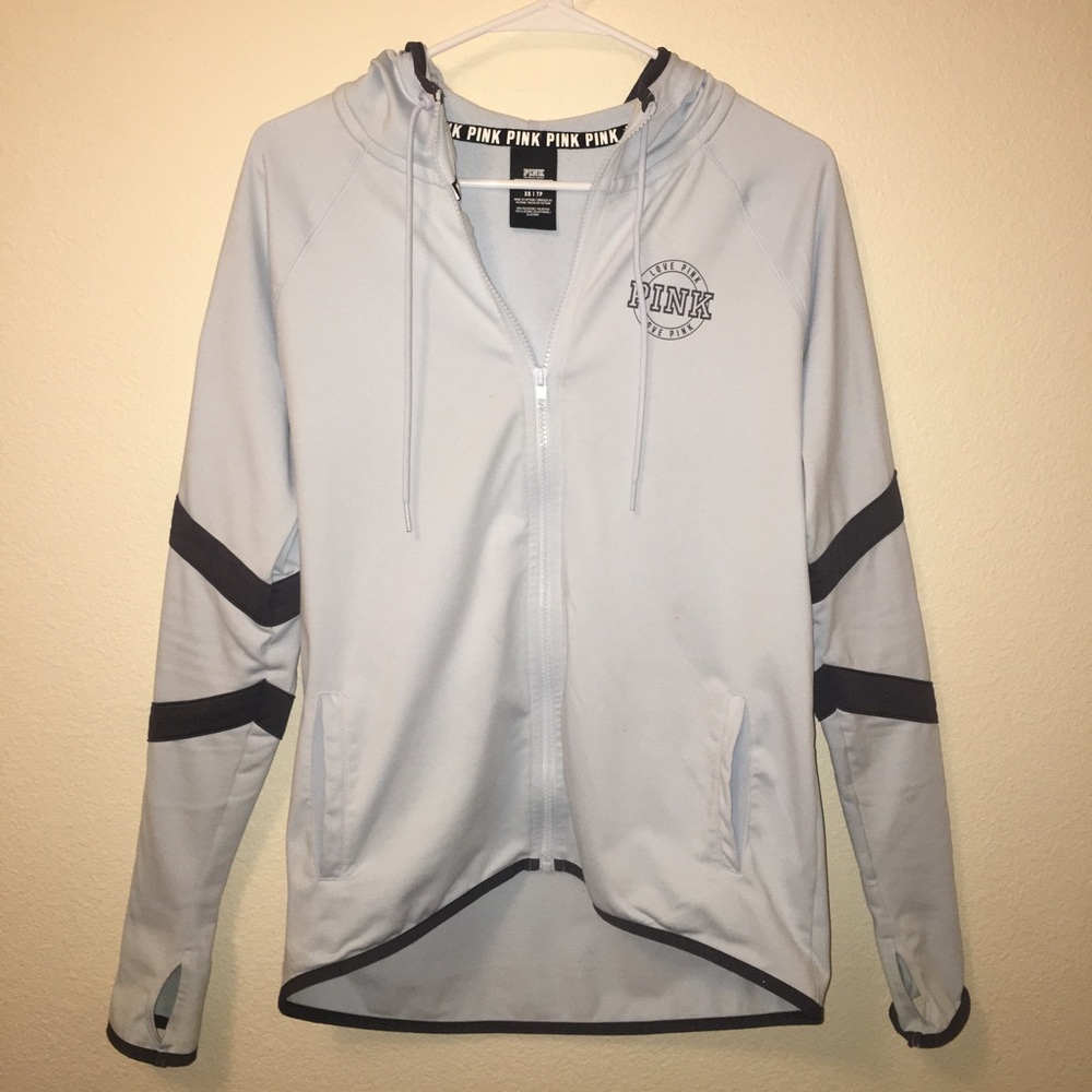 PINK hi lo Zip Up