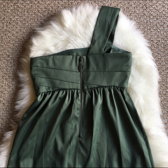 Green One Strap Embellished KENSIE Mini Dress - Picture 5 of 8