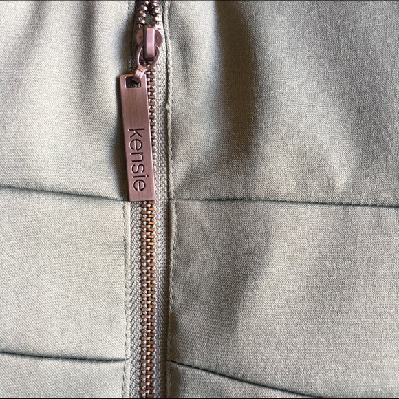 Green One Strap Embellished KENSIE Mini Dress - Picture 6 of 8