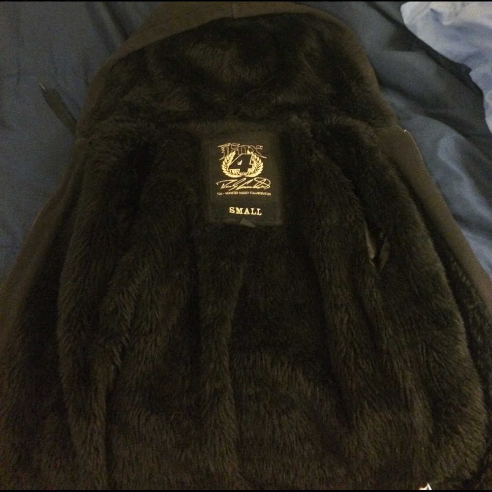 Fox monster collaboration jacket, fur inside