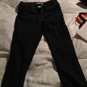 Two pairs of black jeans