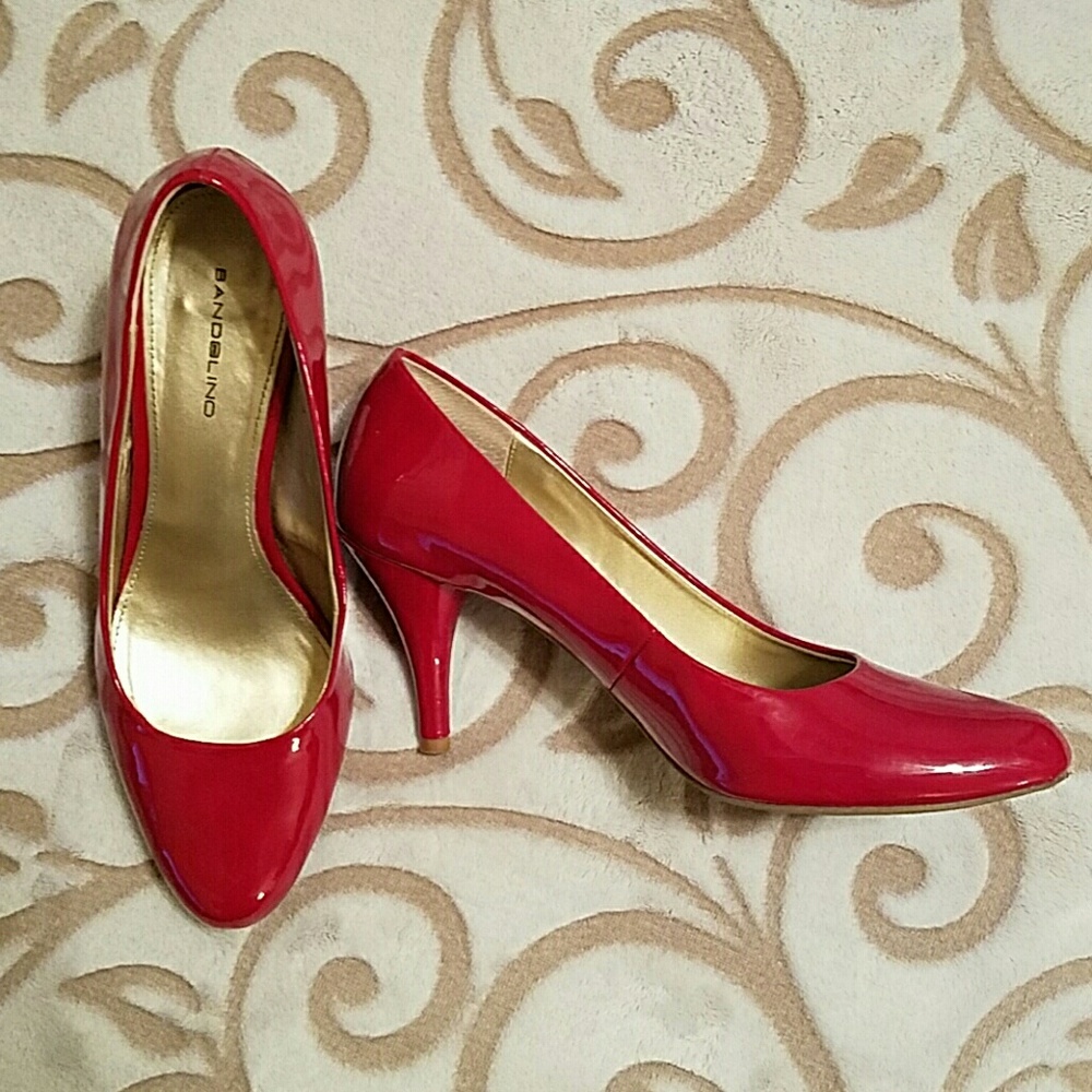 Bandolino Red Patent Heels