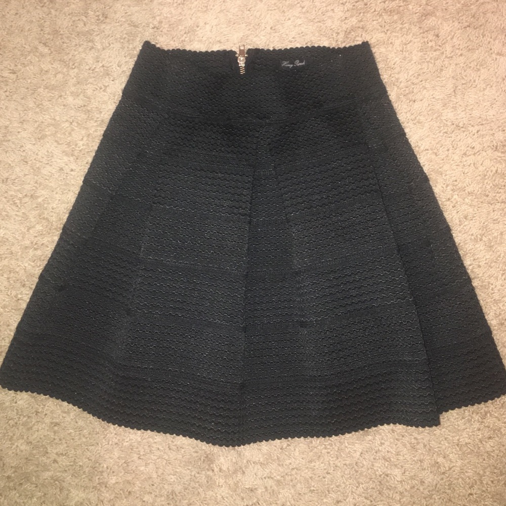 black skirt