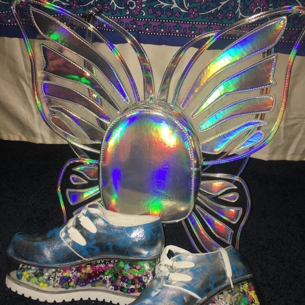 Holographic backpack