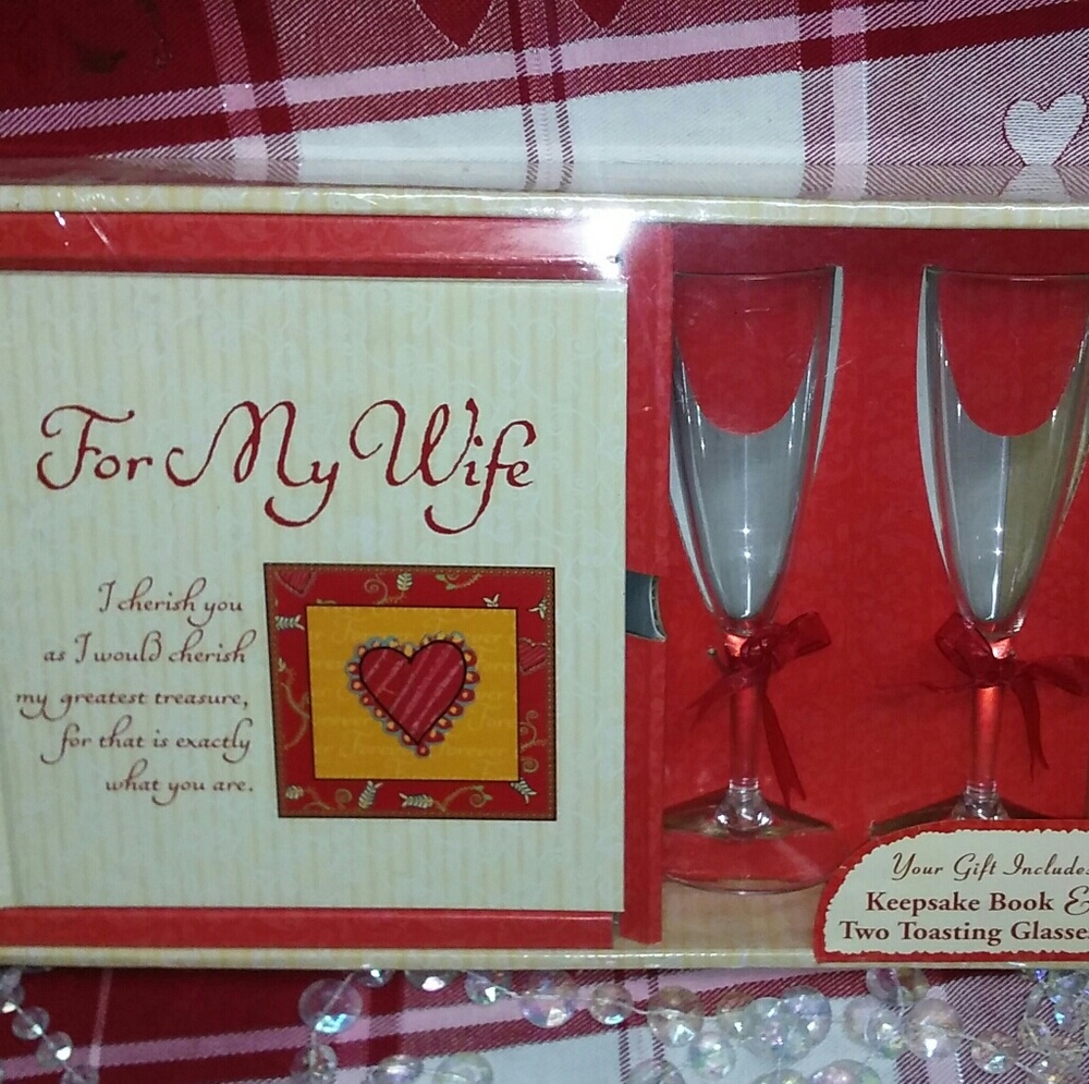 FOR MY WIFE VALENTINE'S GIFT SET, BRAND NEW!!