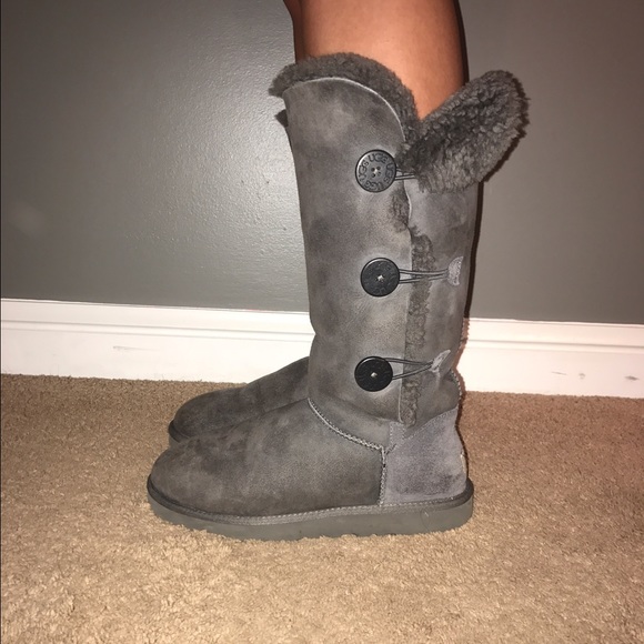 gray bailey button uggs tall gray bailey button uggs tall