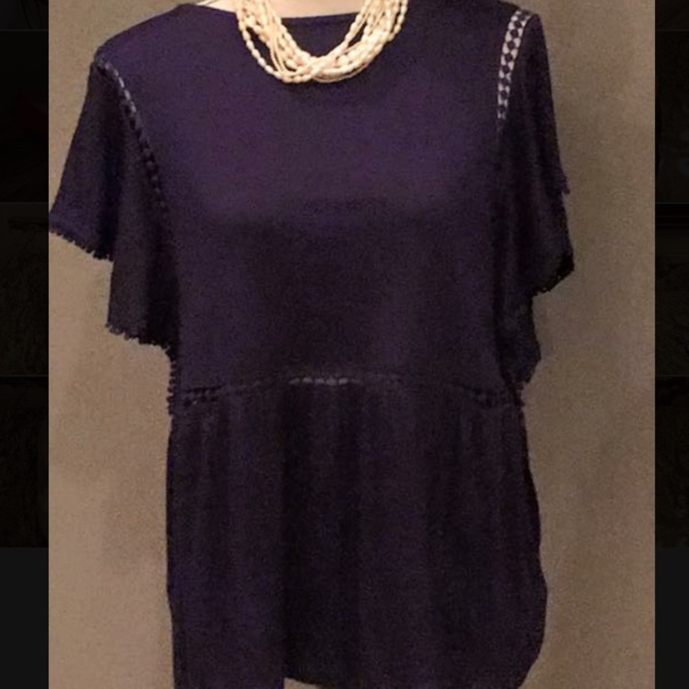 Anthropology Navy Shirt