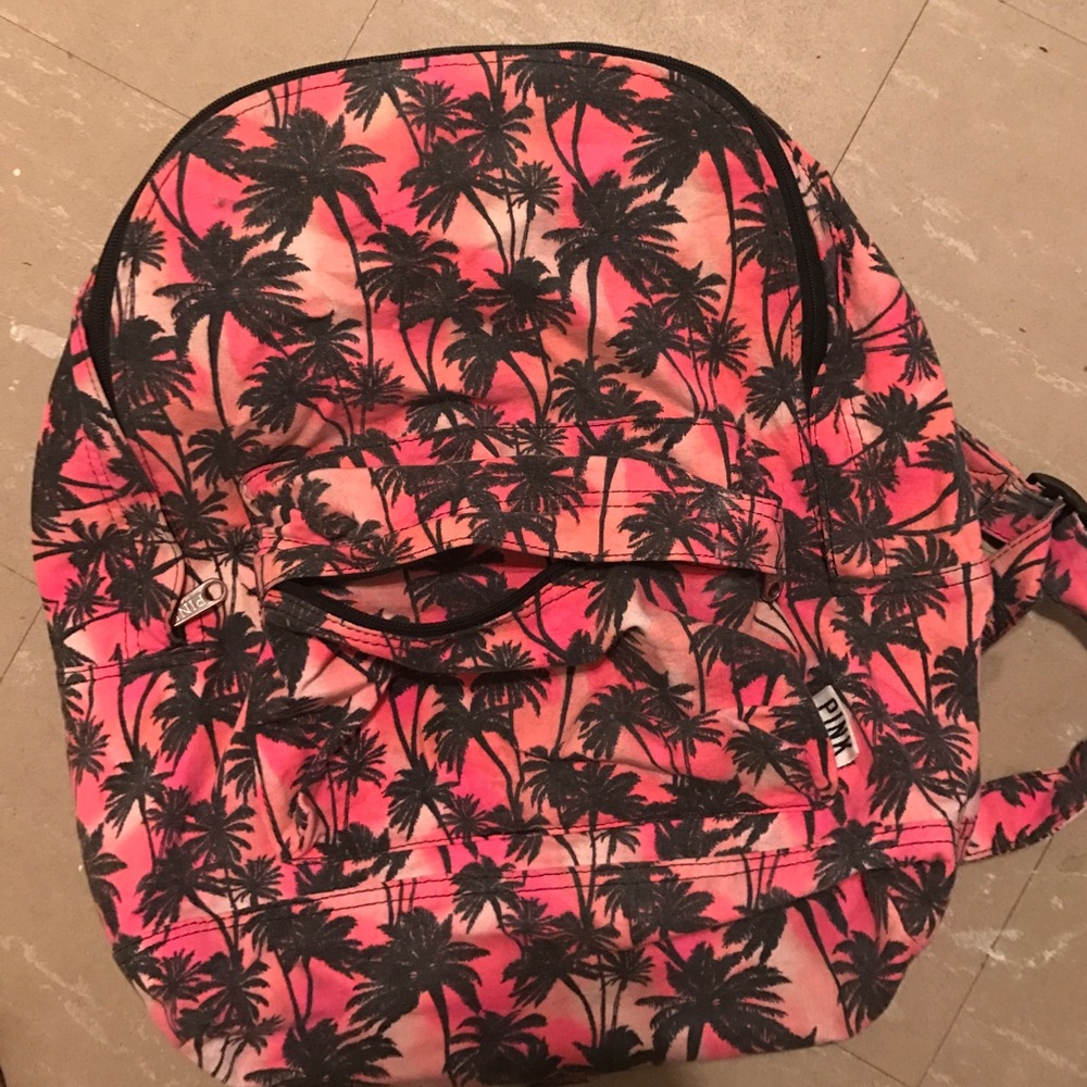 Pink VS spring break backpack