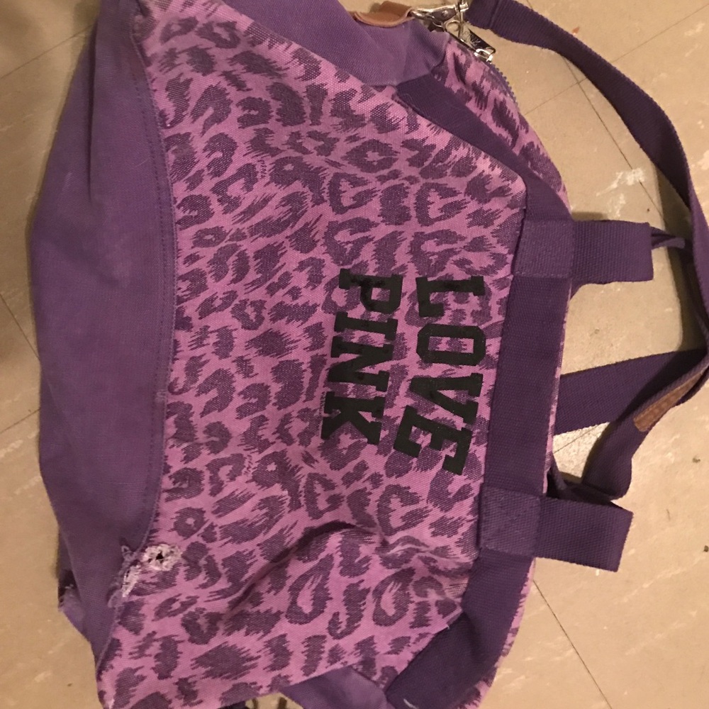 Vs Pink purple weekender bag.