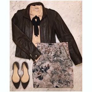 Fitted H&M pencil skirt in floral pattern