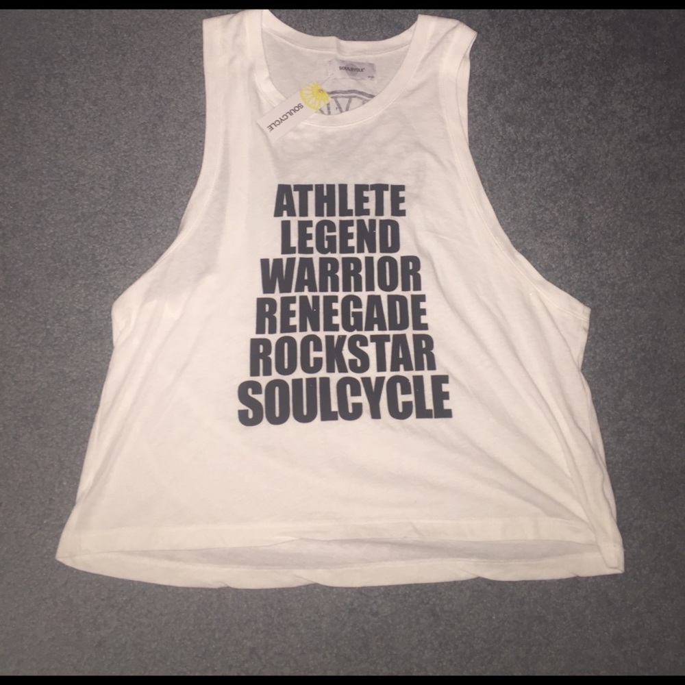 Soulcycle graphic tank top size large