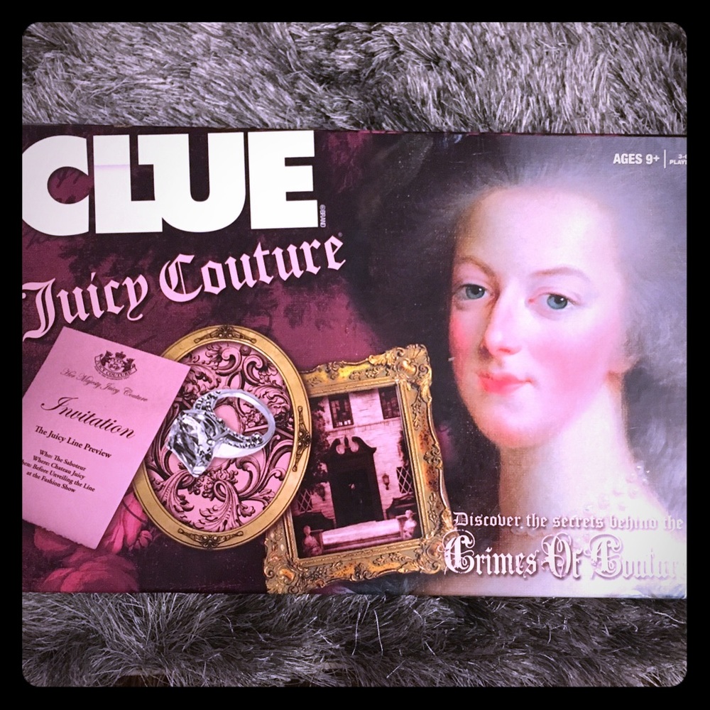 Juicy Couture Clue Board Game