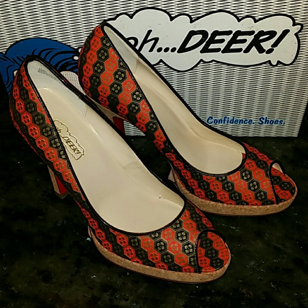 New Oh Deer! Anthropologie Eliza Heels