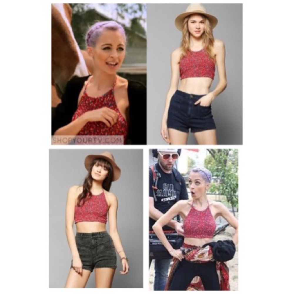 🆕Urban Outfitters Pins&Needles Smoked crop halter - Picture 4 of 4