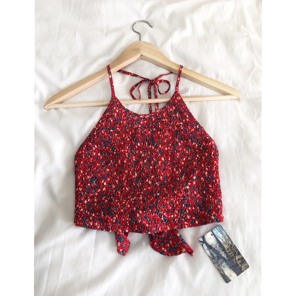 Urban Outfitters Tops - 🆕Urban Outfitters Pins&Needles Smoked crop halter