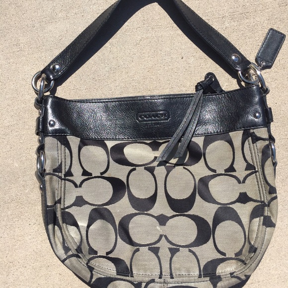 Black Coach Purse - Picture 1 of 5