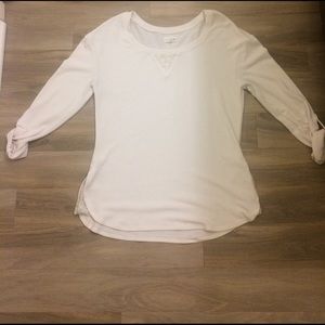 Maison Jules Ivory Knit Shirt