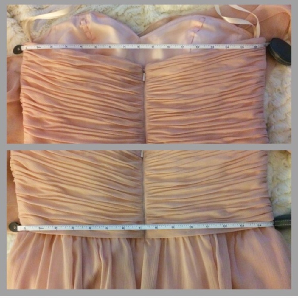 Chiffon blush dress