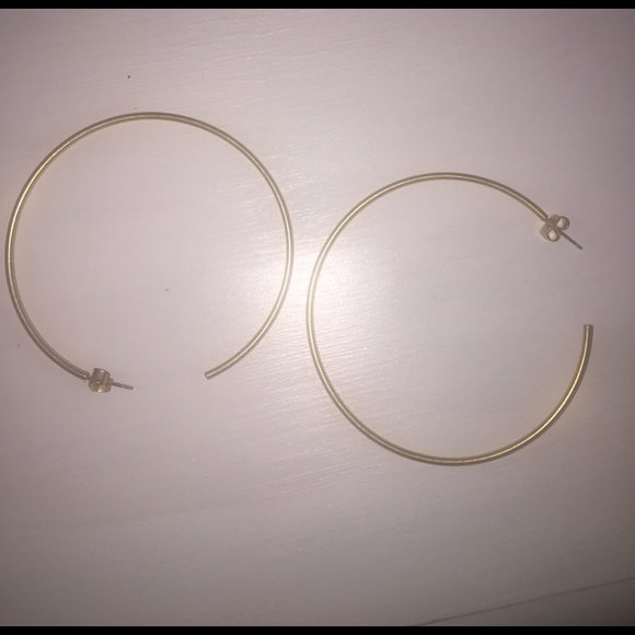 Madewell Jewelry - Matte gold hoops