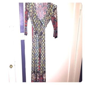 Super comfy wrap maxi dress