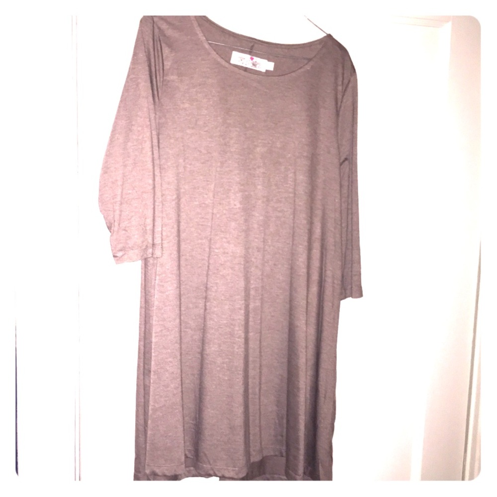 Southern Fried Chicks 3/4 sleeve tunic dress