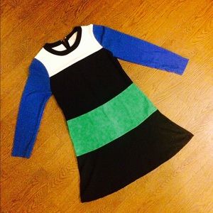 Color Block Panel Dress by MK