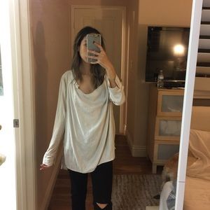 ZARA BASIC Silk Blouse