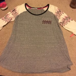 Maurices printed baseball type tee