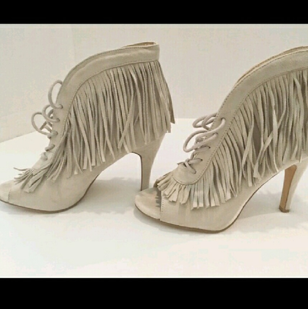SOLD Catherine Malandrino Fringe Booties