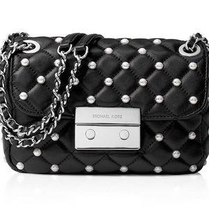 Michael Kors Pearls Sloan Small Chain Should Bag