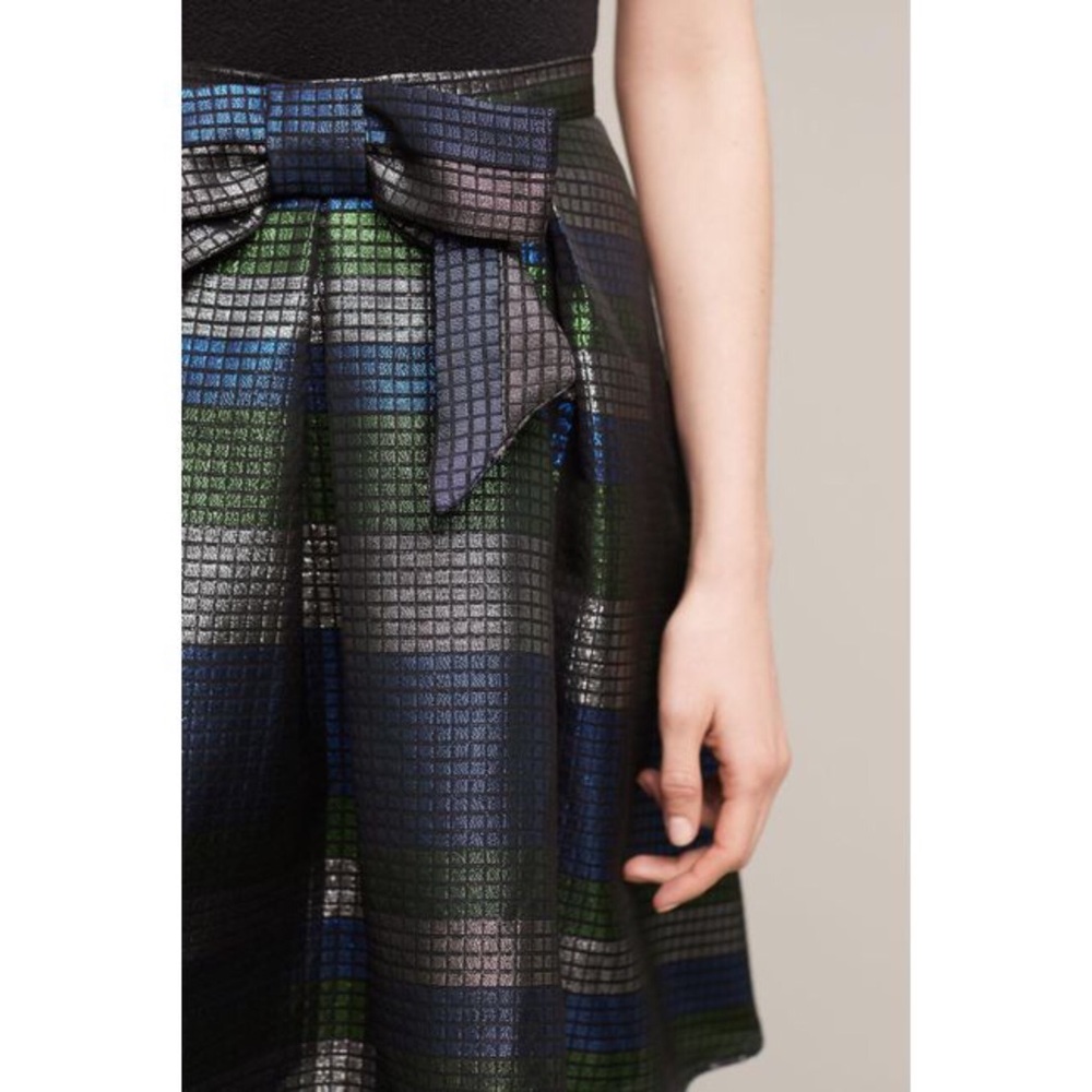 SZ 10 🎉HP🎉 Anthro Gatinet Bowed Skirt - Picture 4 of 6