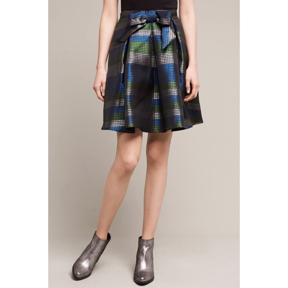 SZ 10 🎉HP🎉 Anthro Gatinet Bowed Skirt - Picture 2 of 6