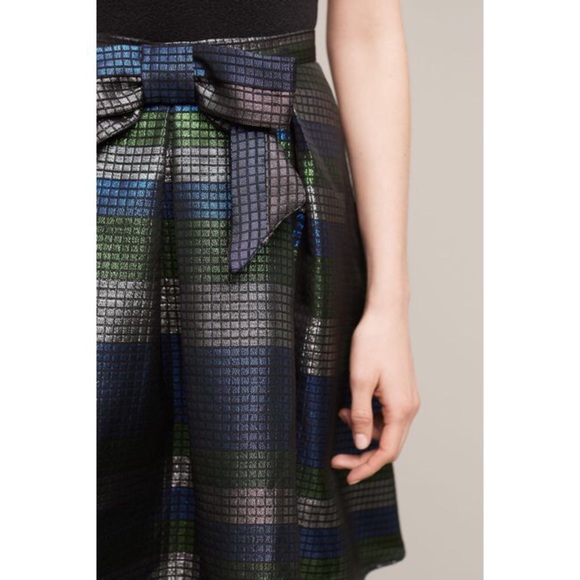 SZ 10 🎉HP🎉 Anthro Gatinet Bowed Skirt - Picture 4 of 6