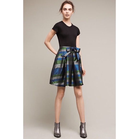 SZ 10 🎉HP🎉 Anthro Gatinet Bowed Skirt - Picture 6 of 6