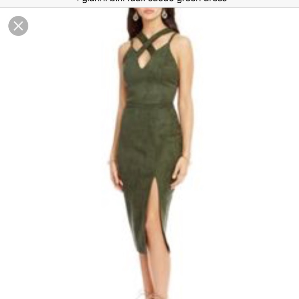 Gianni Bini Faux Suede Dress
