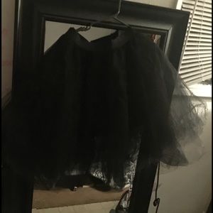 Black tulle tutu