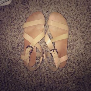 Nude Urban Outfitters Sandals 🏷