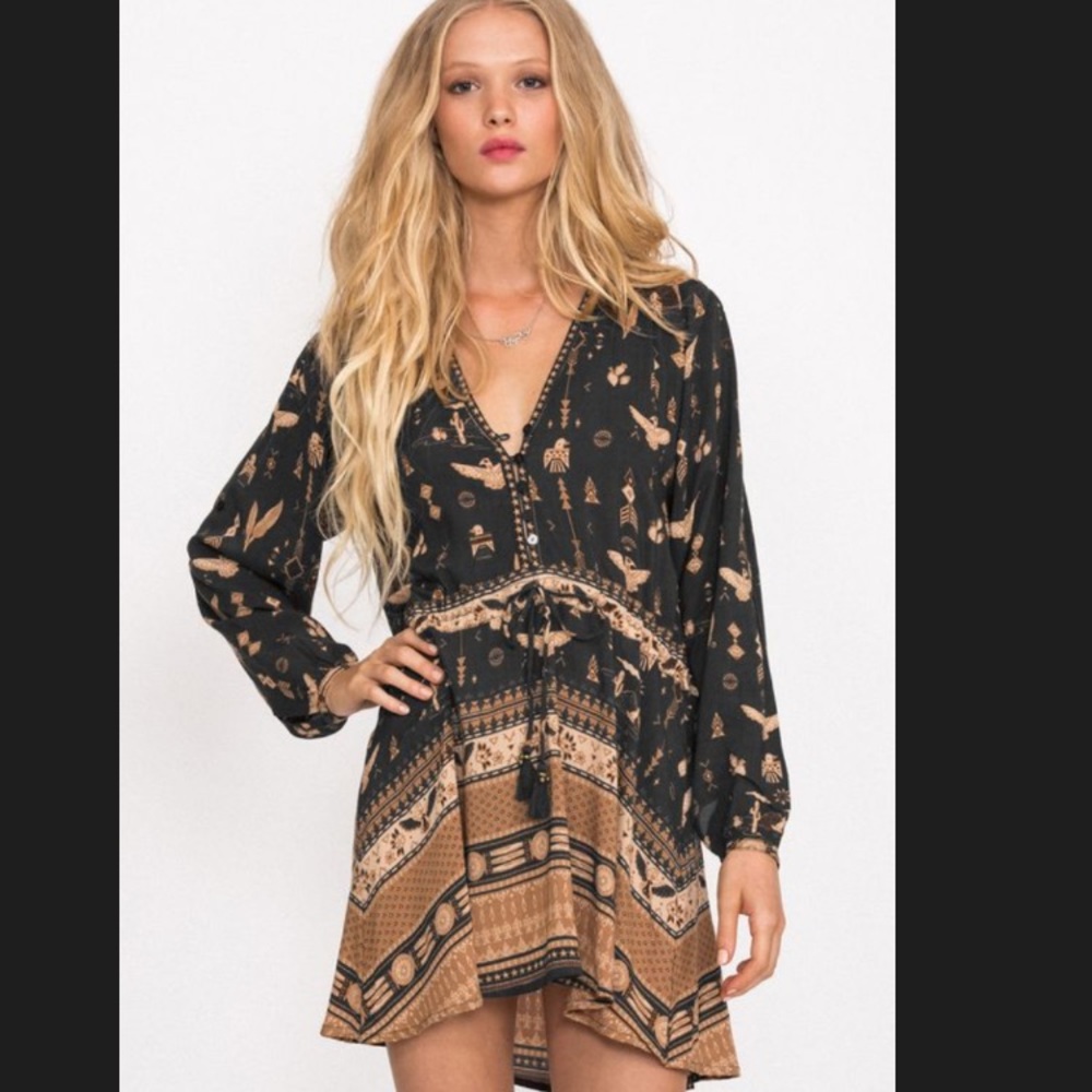 spell & the gypsy collective phoenix dress black