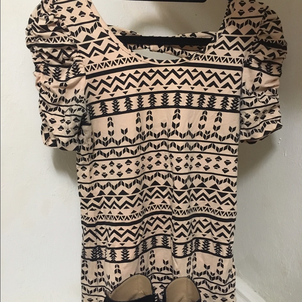 Forever 21 Ruched Southwestern Top