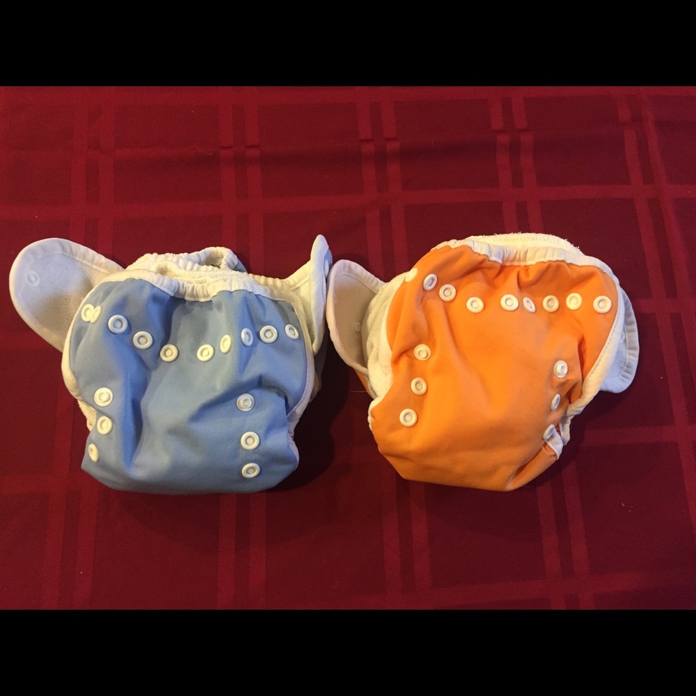 Thirsties Size 1 Pocket diapers