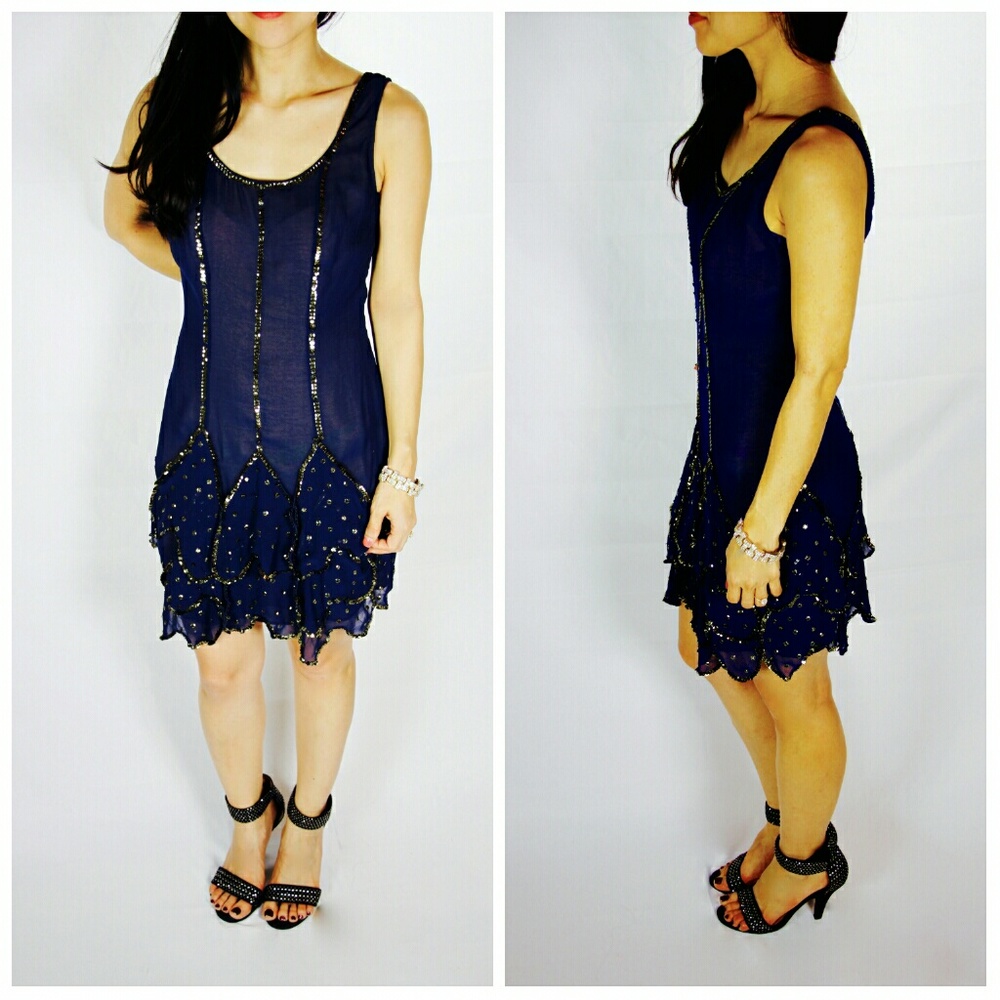 🚫SOLD🚫 [Ark & Co] Gatsby Flapper Sequin Dress - Picture 4 of 5