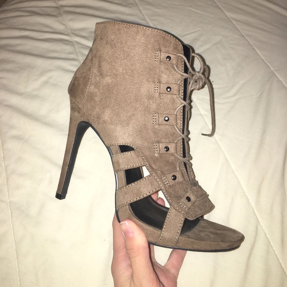 brown heels