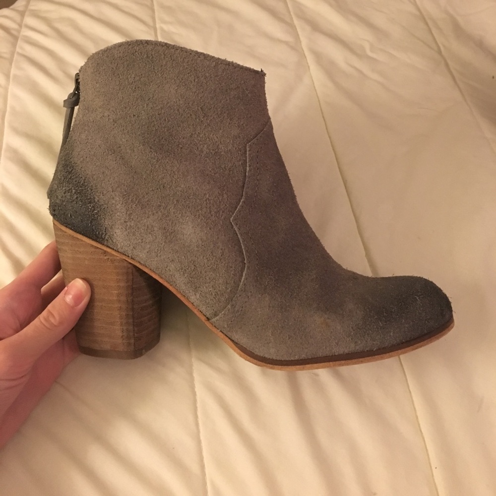 grey BP booties